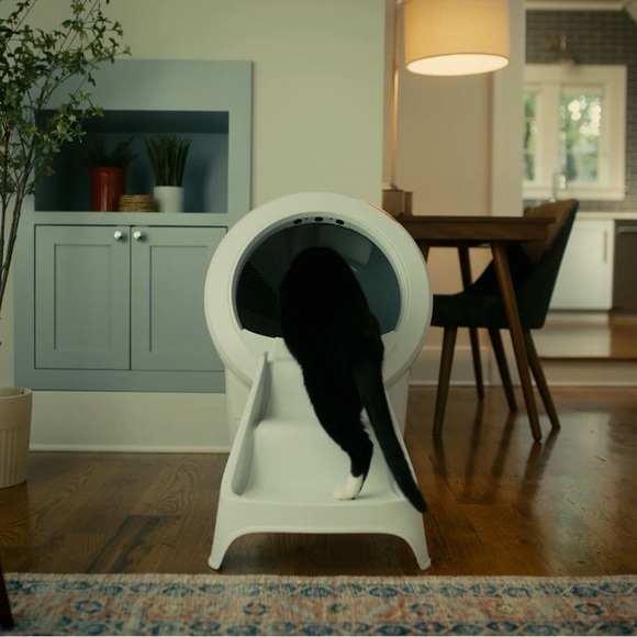 NEW Litter-Robot 4 Ramp by Whisker, White-CAT RAMP , Non-Slip Rubber Feet. - Picture 7 of 7